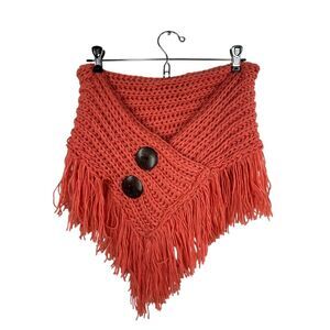 Le Luxe  Scarf Womens Neck Warmer Tube Knit Neckie Snood Fringe‎